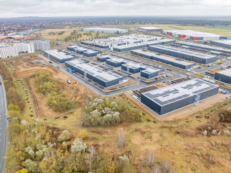 SEGRO-Park Berlin Airport neuer Light Industrial Abschnitt; Foto: SEGRO
