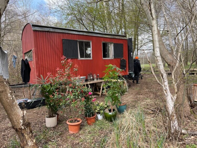 Der bekannte Bauwagen wird für die Öffentlichkeit zugänglich gemacht. (Bild: Wolfgang Esser)