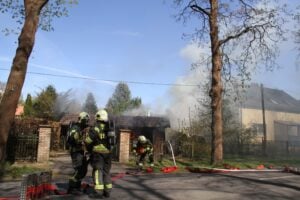 Schuppenbrand in Groß Köris löst Feuerwehreinsatz aus
