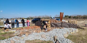 Bienenburg entsteht am Branitzer Park in Cottbus