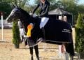 Romy Schnapke auf ihrem Pferd; Reitverein Sielow