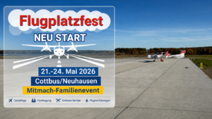 Vier Tage Flugplatzfest am Verkehrslandeplatz Cottbus/Neuhausen