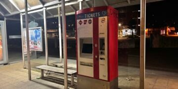 Fahrkartenautomat von Cottbusverkehr
