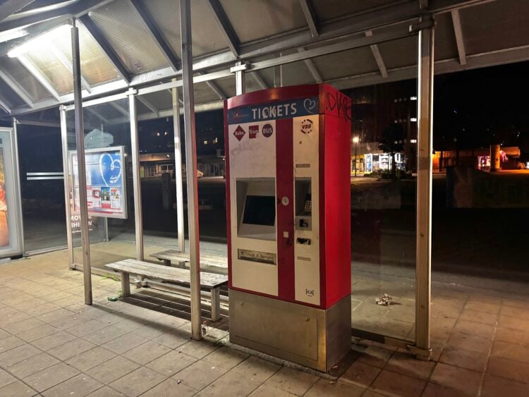 Fahrkartenautomat von Cottbusverkehr