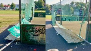 Auch Anlage in Lübben verwüstet: Minispielfeld muss abgebaut werden