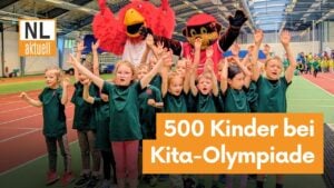 Hüpfen, werfen, lachen: 500 Kids sportelten bei Kita-Olympiade Cottbus