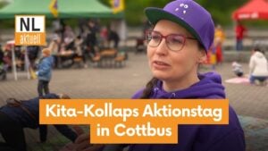 KITAKOLLAPS-Aktionstag in Cottbus: Protest gegen aktuelle Kita-Politik