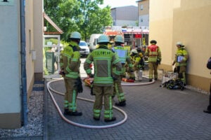 Kellerbrand in Cottbus-Ströbitz: Feuerwehr verhindert Ausbreitung