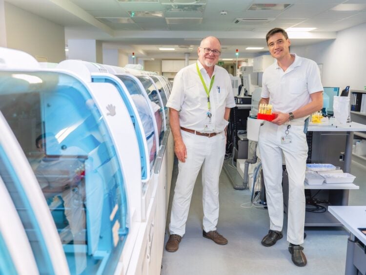 Prof. Karl H. Reuner und Dr. Stefan Neubeck von der MUL-CT