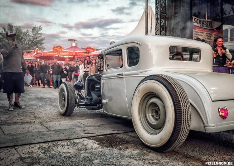 US Car Bike Evolution an der F60 in Lichterfeld; Foto: Pixelgnom
