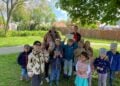 Große Freude in der DRK-Integrationskita in Großräschen über die Spende des Rewe Marktes (Foto: DRK-KV Lausitz/Melanie Berndt).