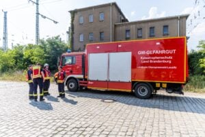 Gefahrgut-Alarm am Bahnhof Ruhland stoppt den Bahnverkehr