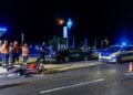 Polizei nimmt den Unfall in Elsterwerda auf