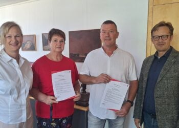 Übergabe der Berufungsurkunden für die Katastrophenschutz-Leuchttürme in Senftenberg