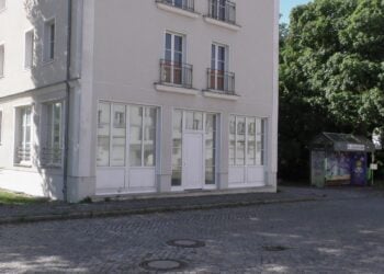 Atelier in der Heinrich-Zille-Straße 1 in Lauchhammer, Ausstellungsort der Open Art Lausitz