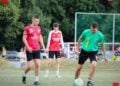 Spielszene bei der 1. Mini-WM des FSV Rot-Weiss Luckau