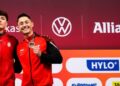 Radomyr Stelmakh vom SC Cottbus an einem Turngerät