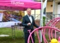 Erster Spatenstich für den Breitbandausbau im Landkreis Spree-Neiße in Briesnig