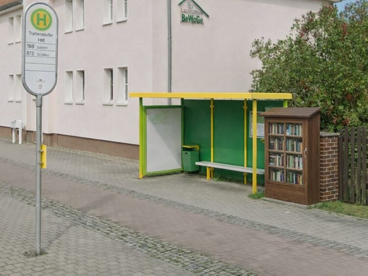 Öffentlicher Bücherschrank als Beispiel für einen Vorschlag aus dem Spremberger Bürgerhaushalt