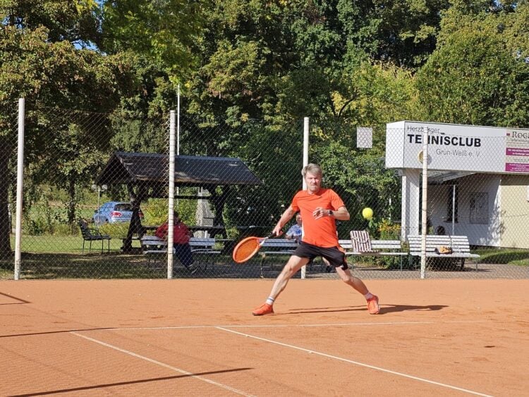 Vorjahressieger der Herren 50 bei den Herzberger Tennis-Stadtmeisterschaften