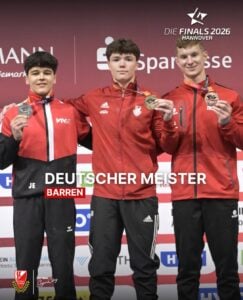 Radomyr Stelmakh holt am Barren seinen dritten Finals-Titel
