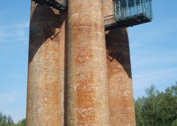 Die Biotürme Lauchhammer, Industriedenkmal und Veranstaltungsort der openart Lausitz Biennale