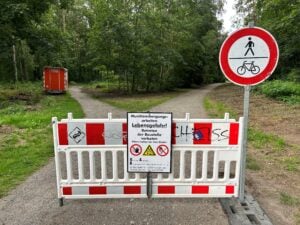 Cottbuser Südfriedhof wegen Munitionsfund am Mittwoch gesperrt