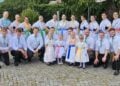 Wendische Trachtengruppe beim Ströbitzer Erntefest