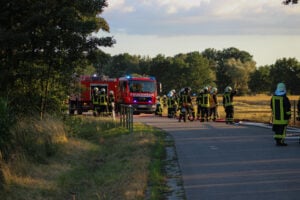 Feldbrand bei Gahry löste Großeinsatz der Feuerwehr aus