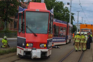 Straßenbahn in Cottbus entgleist. Störungen auf Linie 3