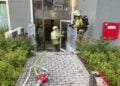 Löscharbeiten der Feuerwehr am Pflegeheim