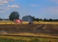 Feldbrand in Spree-Neiße aus der Distanz