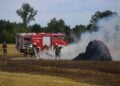 Feuerwehr löscht die letzten Glutnester