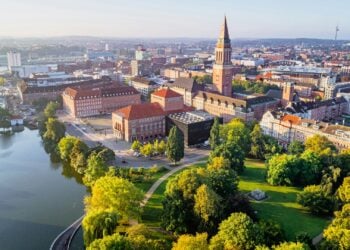 Stadt an der Küste