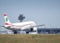 Middle East Airlines: Airbus A320 der libanesischen Airline landet am Flughafen BER