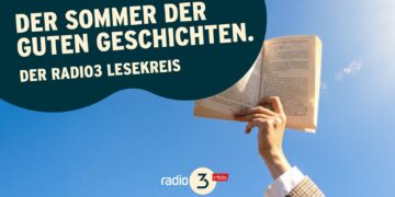 radio3 Lesekreis: Keyvisual der Sommeraktion Der Sommer der guten Geschichten