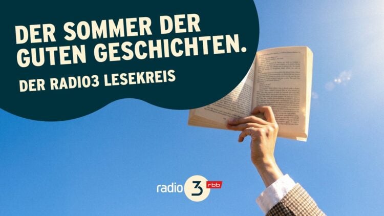 radio3 Lesekreis: Keyvisual der Sommeraktion Der Sommer der guten Geschichten