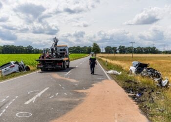 Verkehrsunfall bei Luckau; Brandenburg Media
