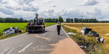 Verkehrsunfall bei Luckau; Brandenburg Media