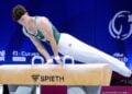 Radomyr Stelmakh vom SC Cottbus am Pauschenpferd bei der Turn-EM in Zagreb