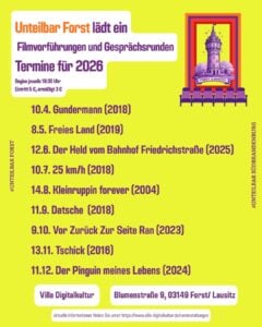 Kino in Forst: einmal im Monat große Leinwand