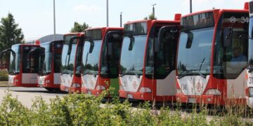 Symbolbild Busflotte Cottbusverkehr
