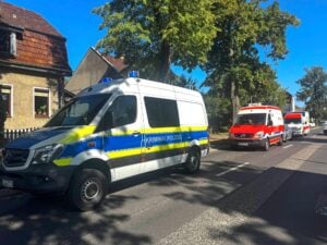Großeinsatz an Schule in Neu Zittau: Campus weiträumig gesperrt