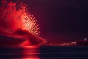 Feuerwerk krönte das Senftenberger Hafenfest 2026