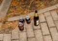 Polizei sperrt den Unfallbereich in Kolkwitz ab