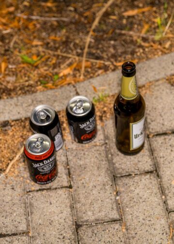 Polizei sperrt den Unfallbereich in Kolkwitz ab