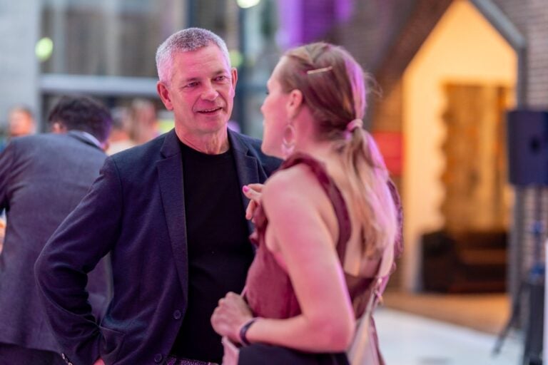 Gäste der „Beats & Business“-Party im Cottbuser Dieselkraftwerk