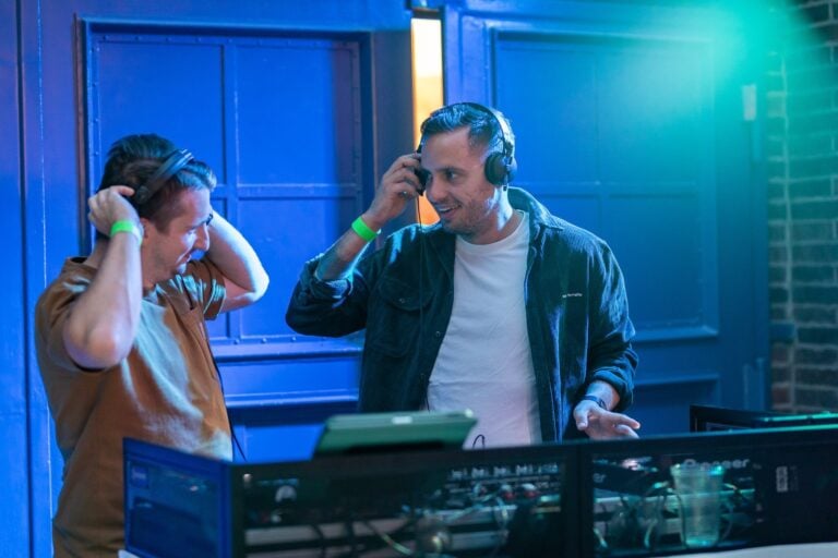 Gäste der „Beats & Business“-Party im Cottbuser Dieselkraftwerk