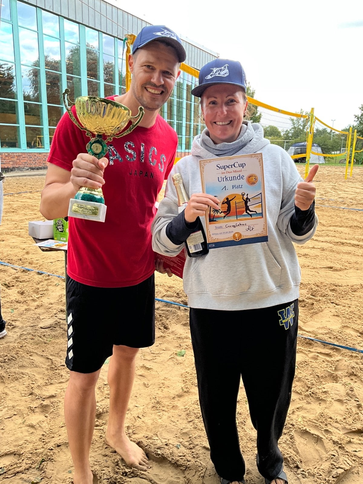 Siegerehrung beim Super Cup