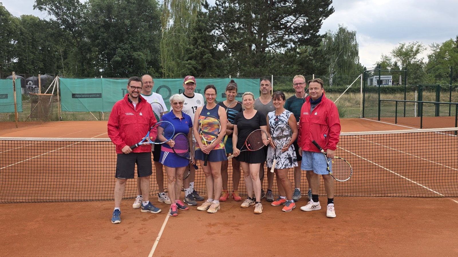 Teilnehmerfeld der Herzberger Tennis-Stadtmeisterschaften